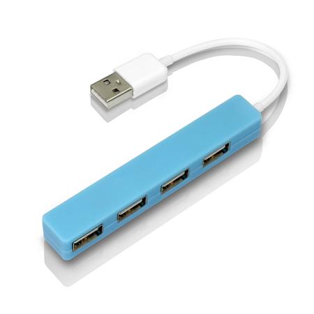 宜客萊 pure純 粹系列USB集線器 HUB03BL藍(lán)色圖賞 | 郵樂(lè)官方推薦